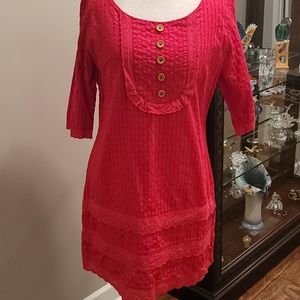 Coral Knitted Dove dress